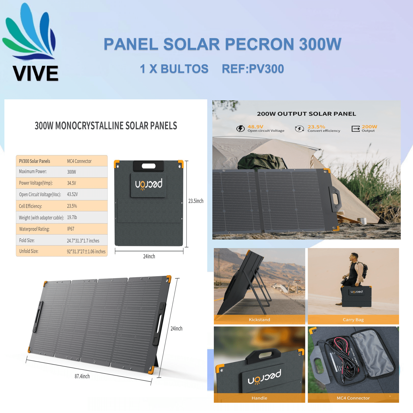 Panel Solar PECRON